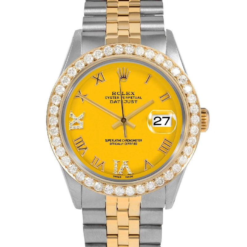 Rolex Datejust 36mm | 1601-TT-YLW-RDR69-25CT-JBL