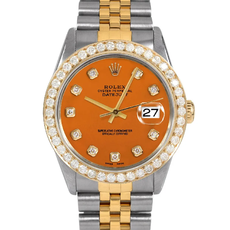 Rolex Datejust 36mm | 16013-ORN-DIA-AM-25CT-JBL