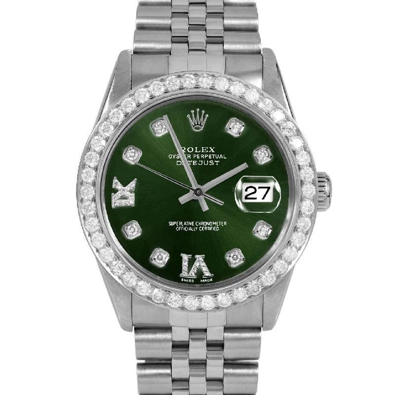 Rolex Datejust 36mm | 16014-GRN-8DR69-25CT-JBL