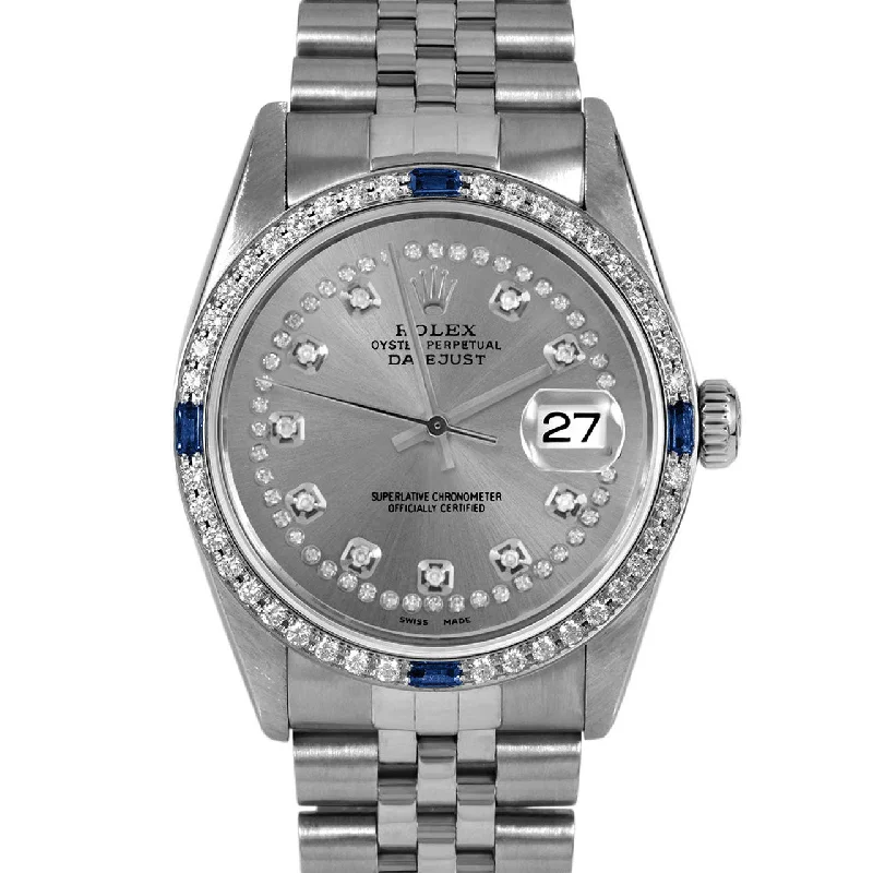 Rolex Datejust 36mm | 16014-SLT-STRD-4SPH-JBL