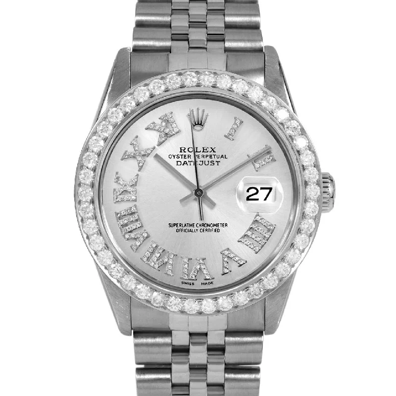 Rolex Datejust 36mm | 16014-SLV-FDR-25CT-JBL