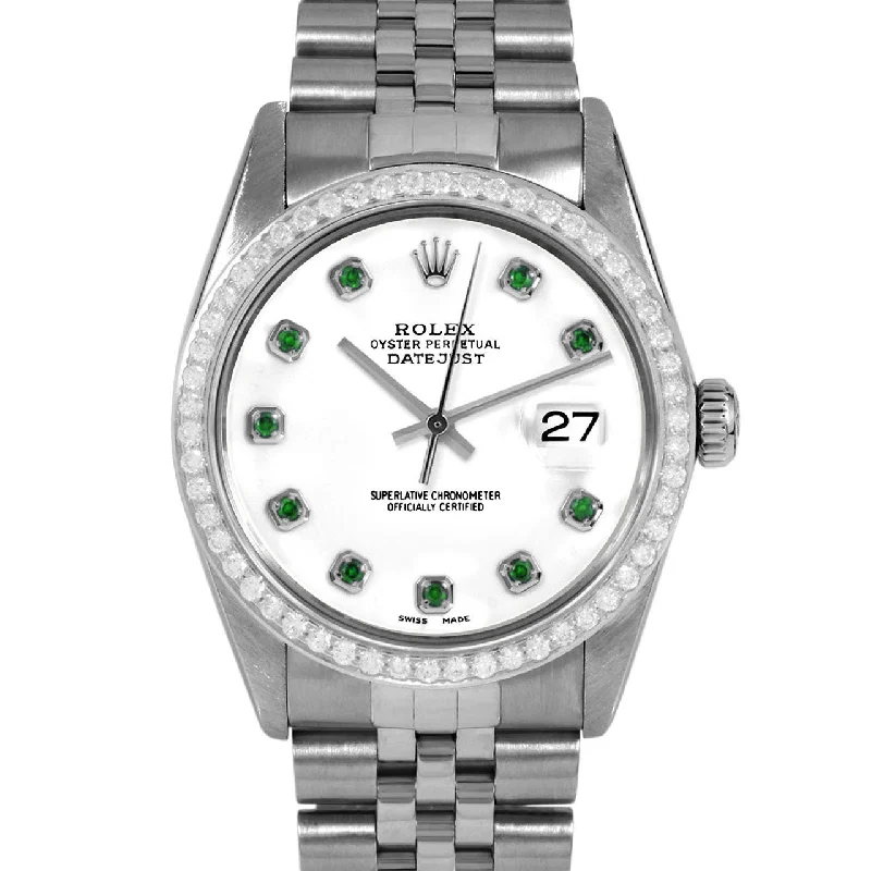 Rolex Datejust 36mm | 16014-WHT-EMD-AM-BDS-JBL