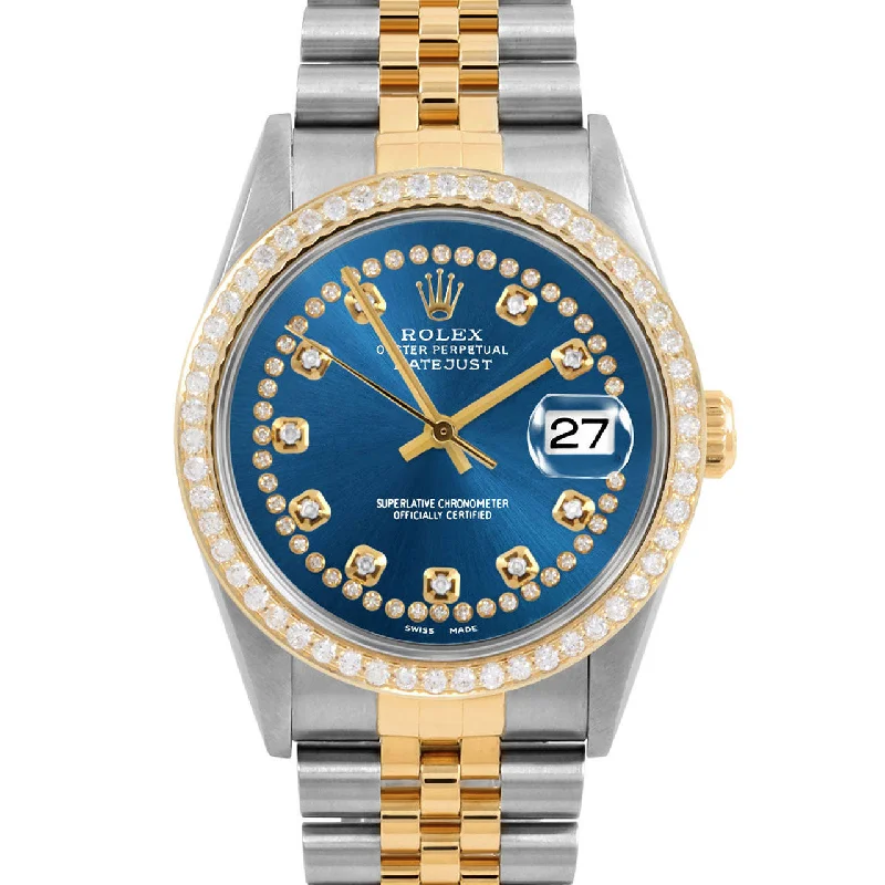 Rolex Datejust 36mm | 16233-BLU-STRD-BDS-JBL