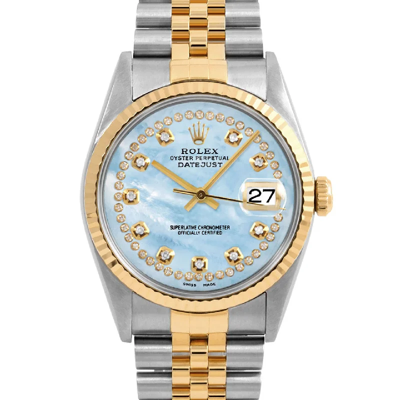 Rolex Datejust 36mm | 16233-LBMOP-STRD-FLT-JBL