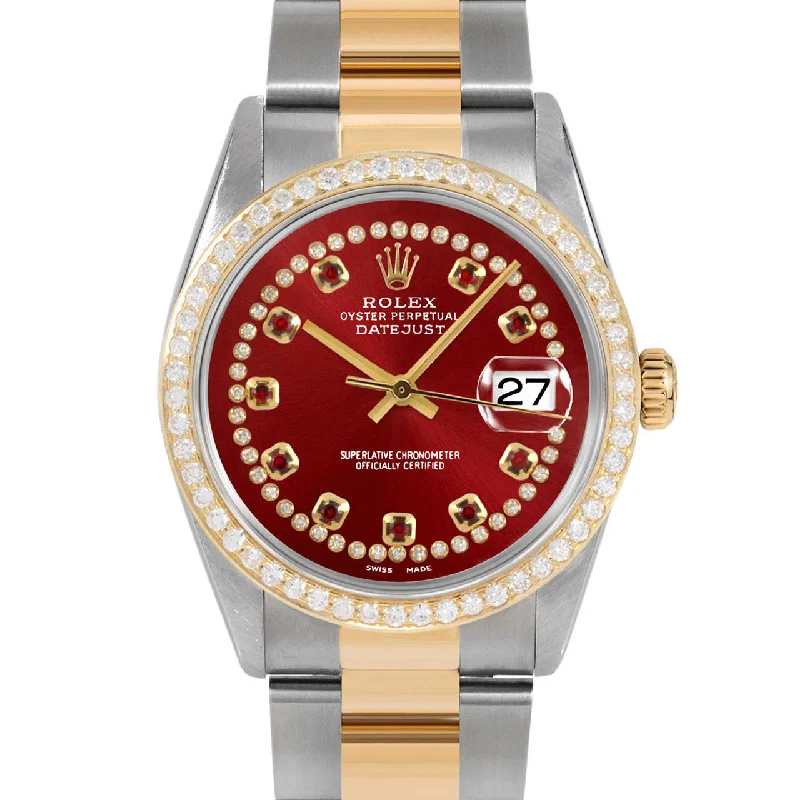 Rolex Datejust 36mm | 16233-RED-STRR-BDS-OYS