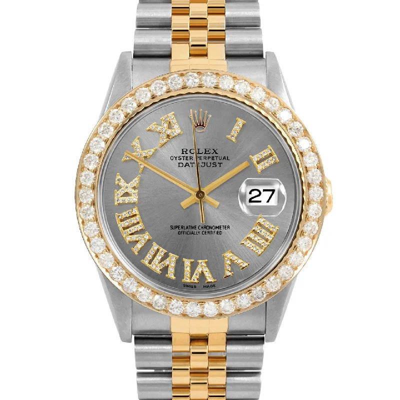 Rolex Datejust 36mm | 16233-SLT-FDR-25CT-JBL