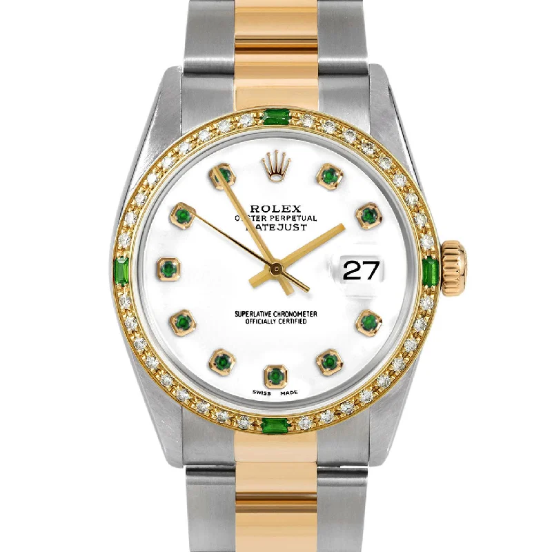 Rolex Datejust 36mm | 16233-WHT-EMD-AM-4EMD-OYS