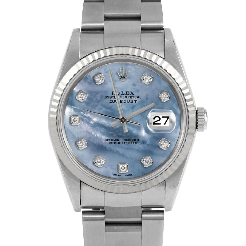 Rolex Datejust 36mm | 16234-BLMOP-DIA-AM-FLT-OYS