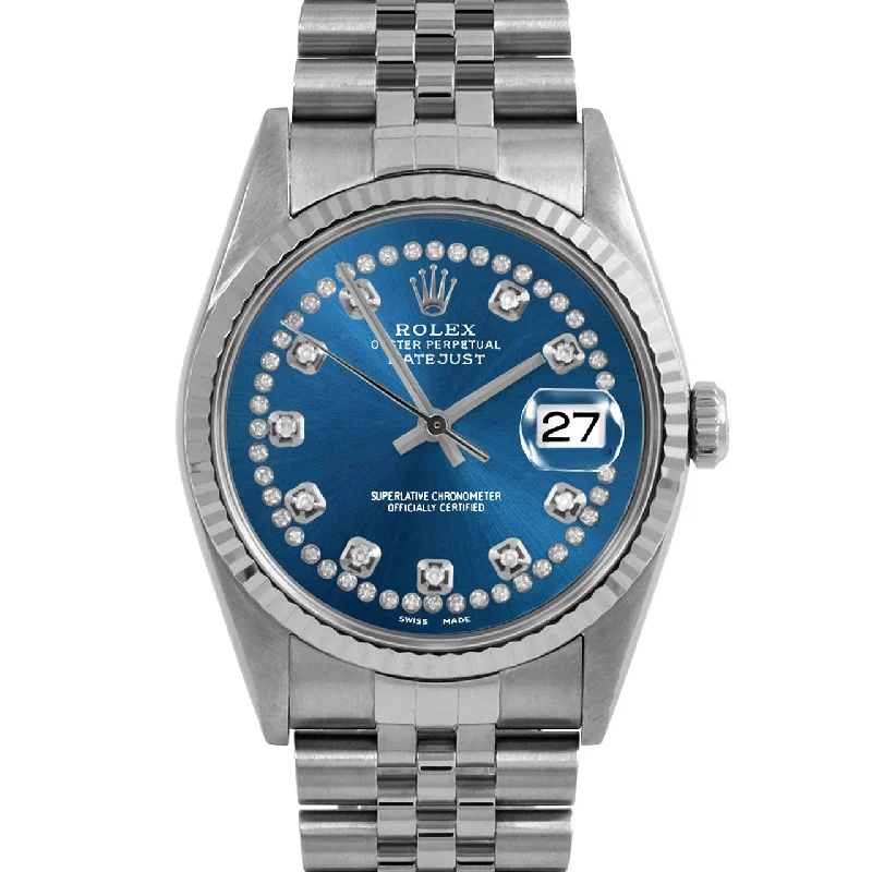 Rolex Datejust 36mm | 16234-BLU-STRD-FLT-JBL