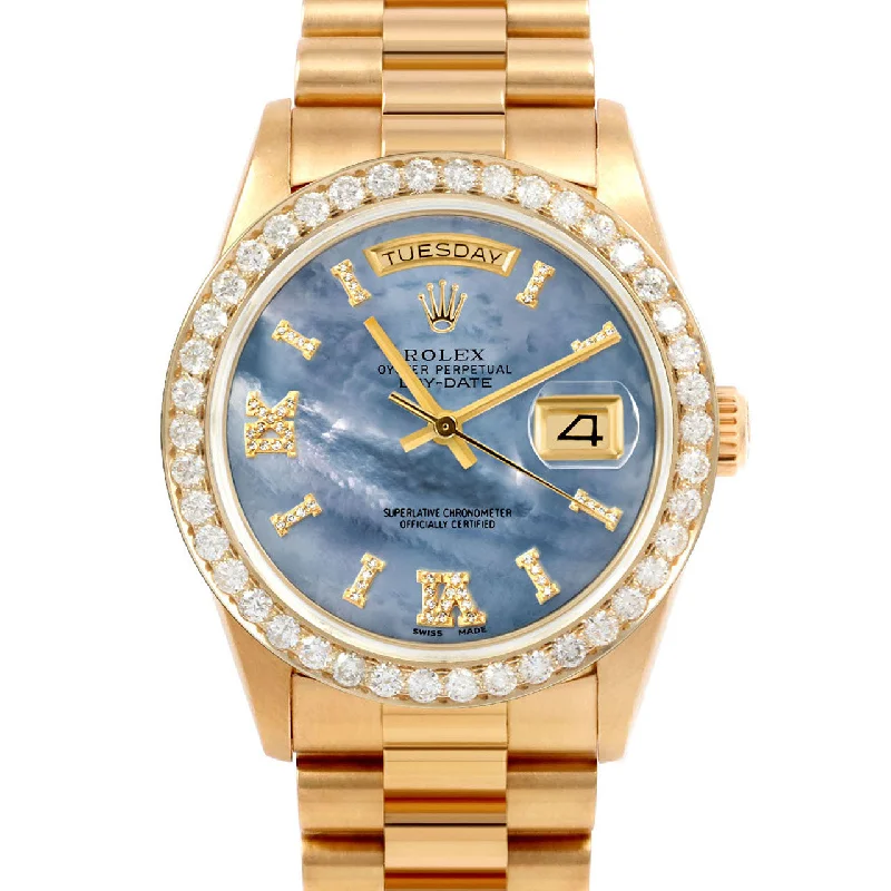 Rolex Day-Date 36mm | 18038-BLMOP-DR8I-25CT-PRS