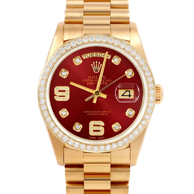 Rolex Day-Date 36mm | 18038-RED-8DA69-BDS-PRS