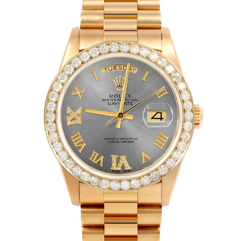 Rolex Day-Date 36mm | 18038-SLT-RDR69-25CT-PRS