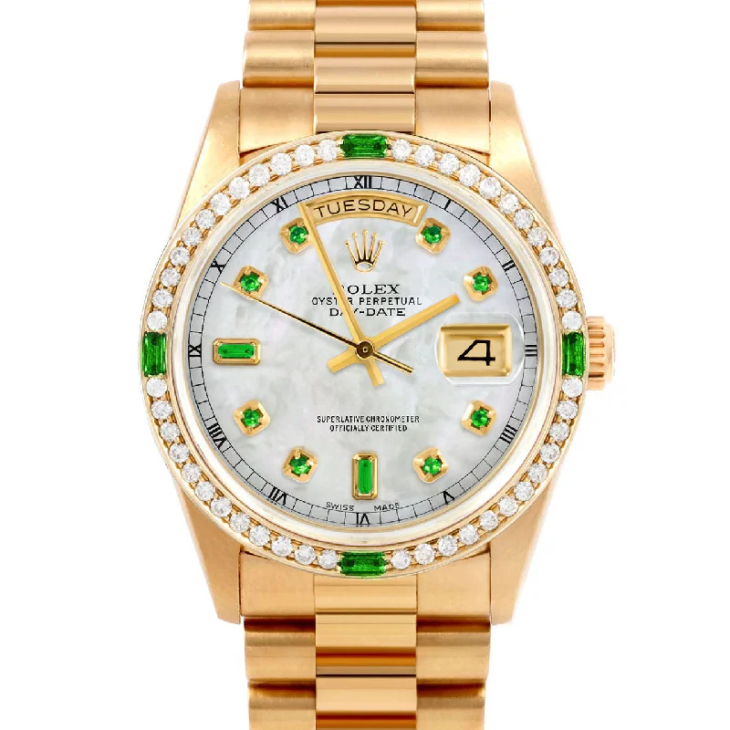 Rolex Day-Date 36mm | 18038-WMOP-EMD-AM-4EMD-PRS