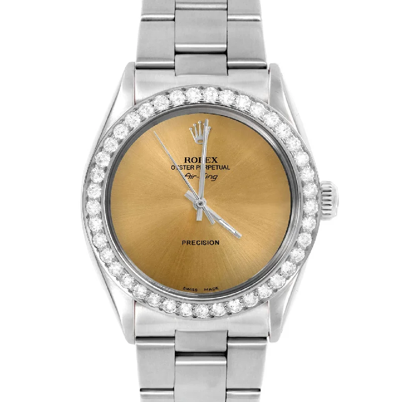 Rolex Air King 34mm | 5500-SS-CHM-NOHM-2CT-OYS