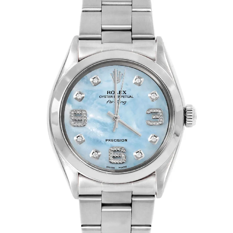 Rolex Air King 34mm | 5500-SS-LBMOP-8DA369-SMT-OYS