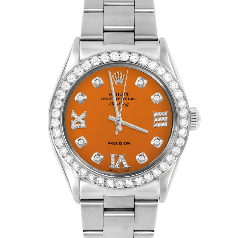 Rolex Air King 34mm | 5500-SS-ORN-8DR369-2CT-OYS