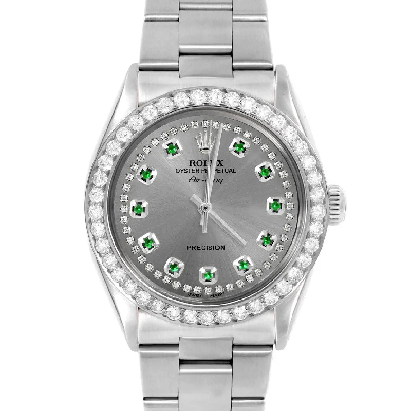 Rolex Air King 34mm | 5500-SS-SLT-STRE-2CT-OYS