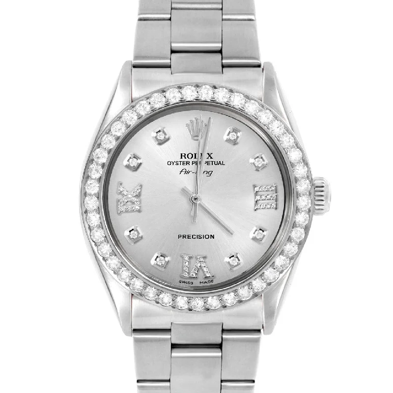 Rolex Air King 34mm | 5500-SS-SLV-8DR369-2CT-OYS