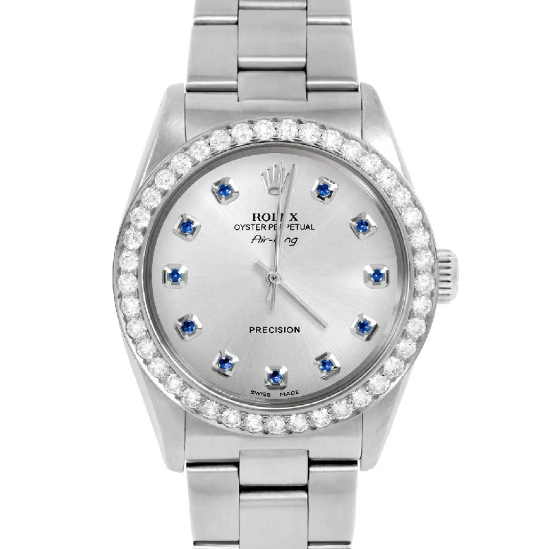 Rolex Air King 34mm | 5500-SS-SLV-SPH-AM-2CT-OYS