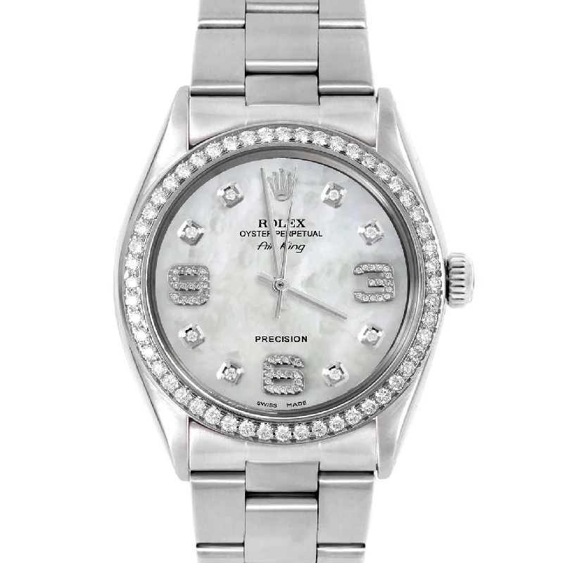 Rolex Air King 34mm | 5500-SS-WMOP-8DA369-BDS-OYS