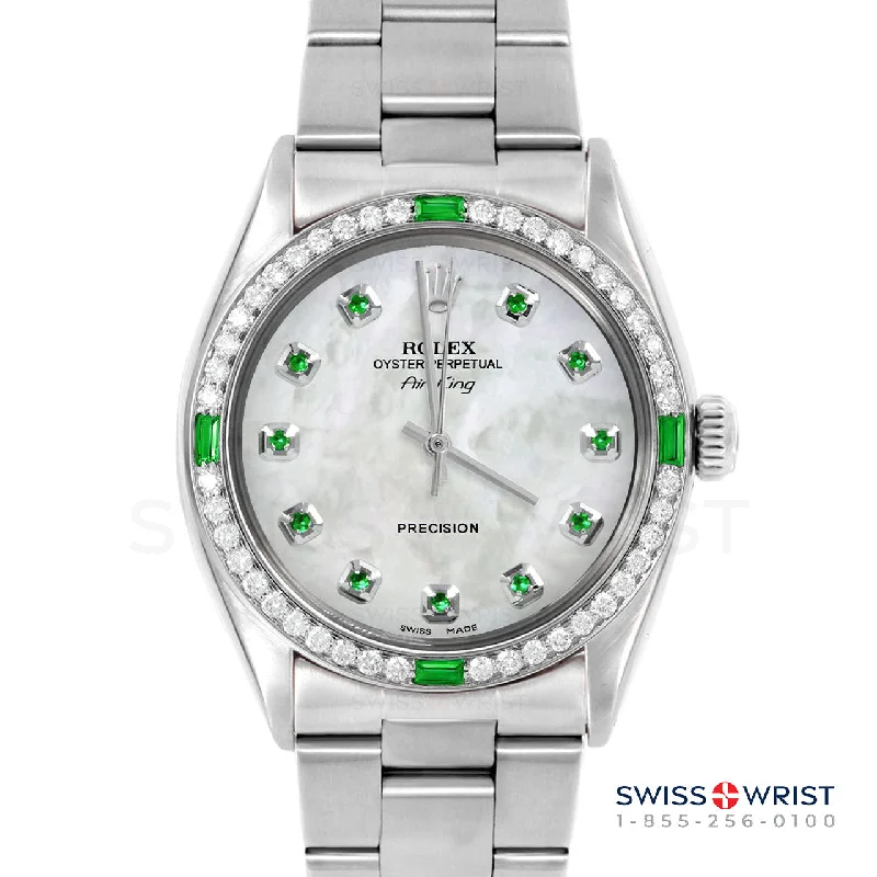 Rolex Air King 34mm | 5500-SS-WMOP-EMD-AM-4EMD-OYS