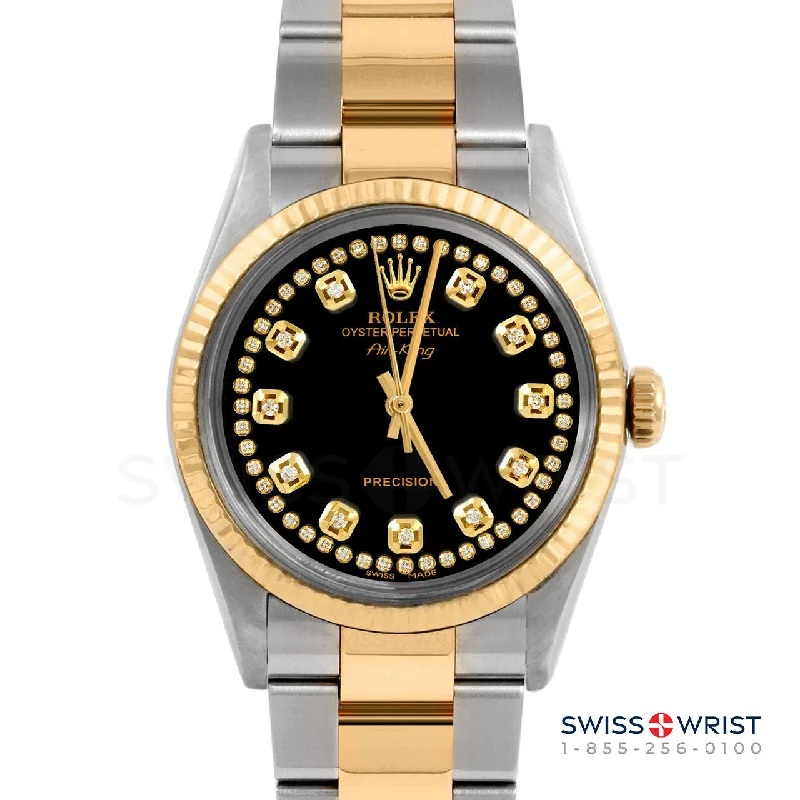 Rolex Air King 34mm | 5500-TT-BLK-STRD-FLT-OYS