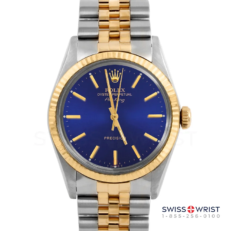 Rolex Air King 34mm | 5500-TT-BLU-STK-FLT-JBL