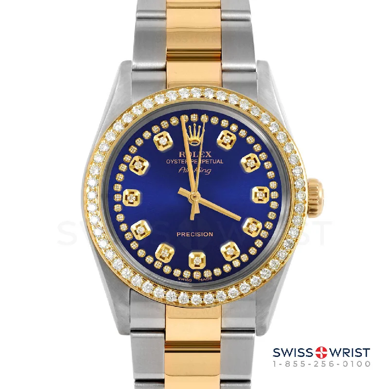 Rolex Air King 34mm | 5500-TT-BLU-STRD-BDS-OYS