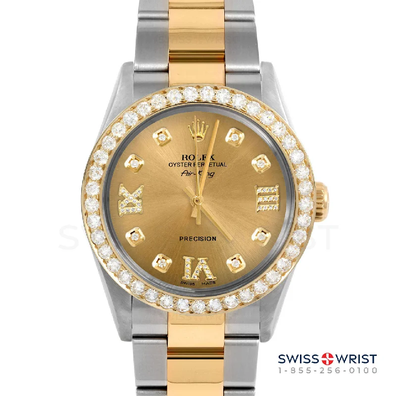 Rolex Air King 34mm | 5500-TT-CHM-8DR369-2CT-OYS