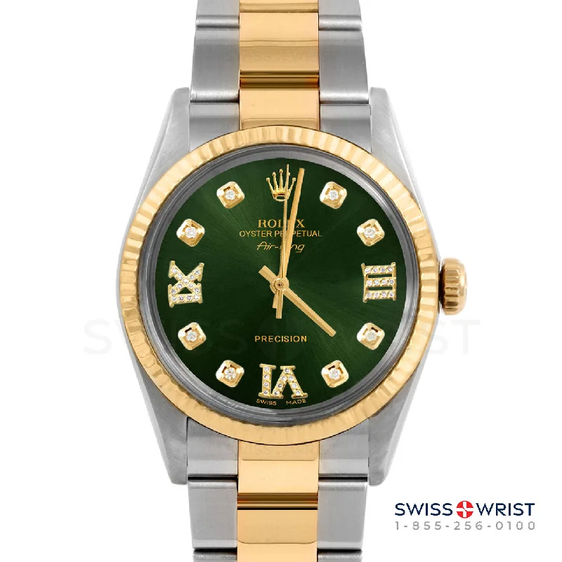 Rolex Air King 34mm | 5500-TT-GRN-8DR369-FLT-OYS