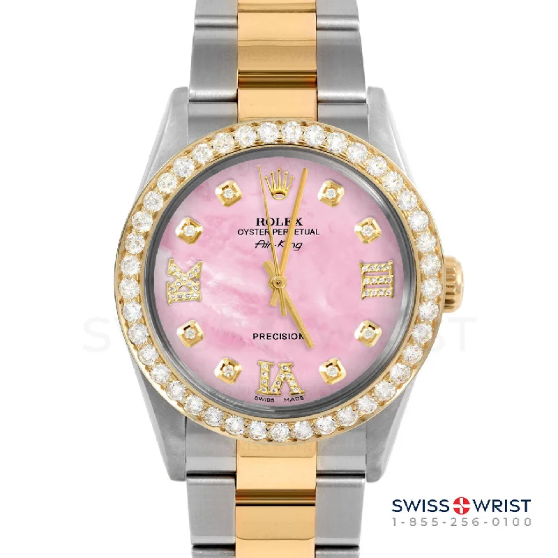 Rolex Air King 34mm | 5500-TT-PMOP-8DR369-2CT-OYS