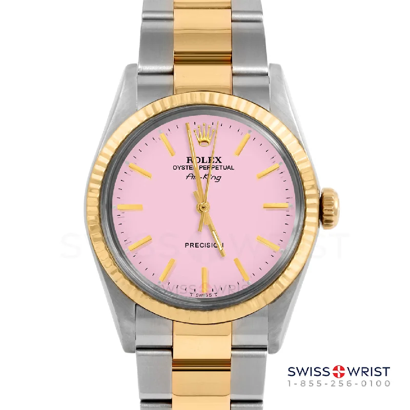 Rolex Air King 34mm | 5500-TT-PNK-STK-FLT-OYS