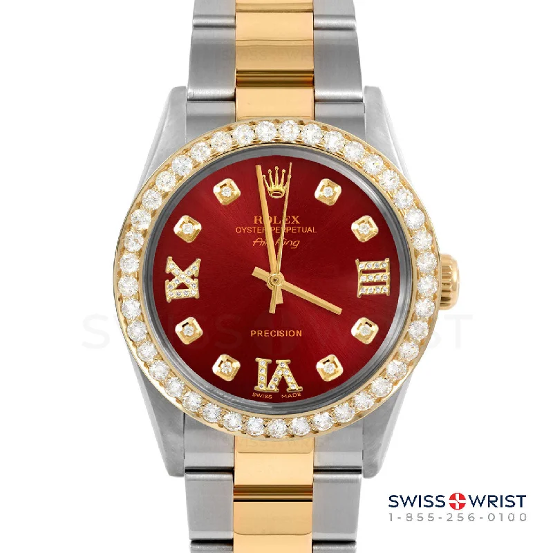 Rolex Air King 34mm | 5500-TT-RED-8DR369-2CT-OYS