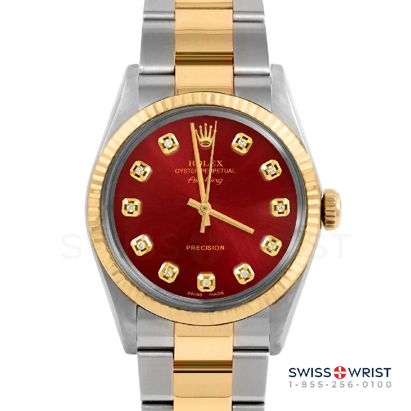 Rolex Air King 34mm | 5500-TT-RED-DIA-AM-FLT-OYS