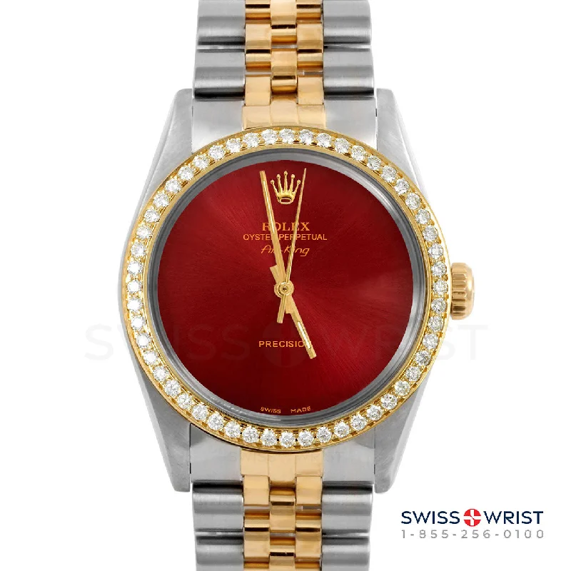 Rolex Air King 34mm | 5500-TT-RED-NOHM-BDS-JBL