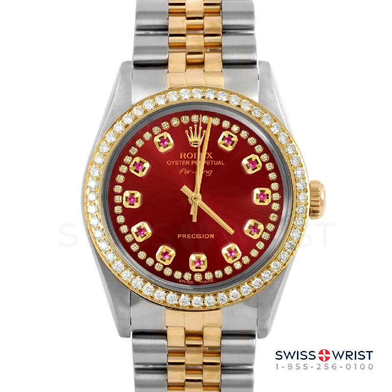 Rolex Air King 34mm | 5500-TT-RED-STRR-BDS-JBL