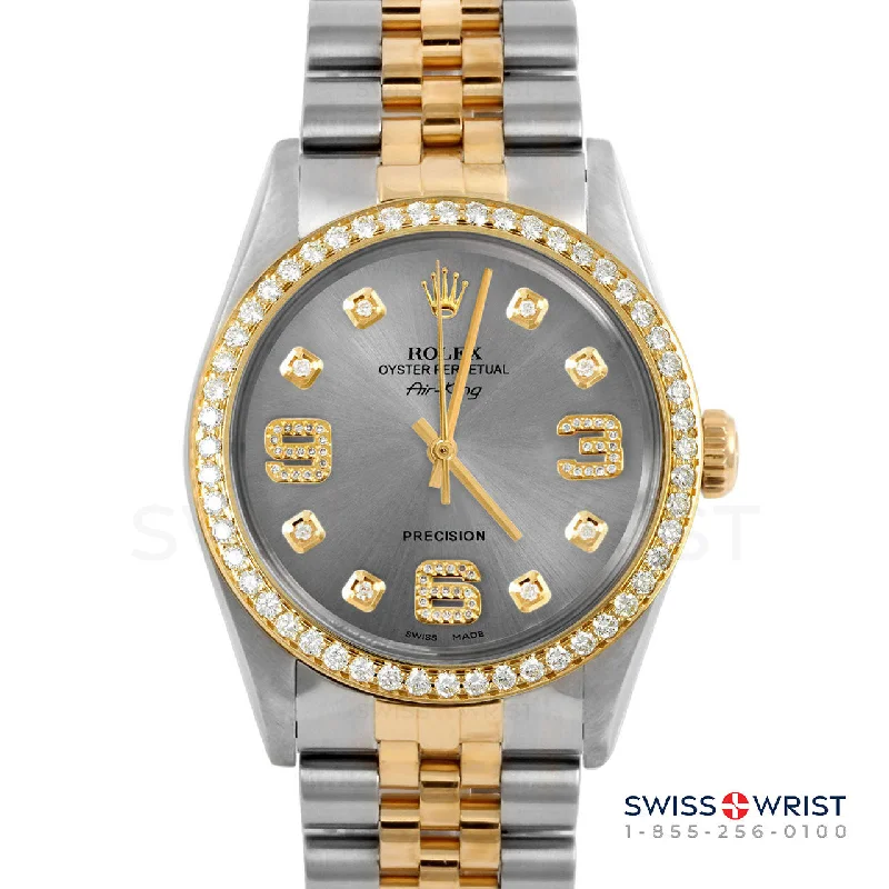 Rolex Air King 34mm | 5500-TT-SLT-8DA369-BDS-JBL