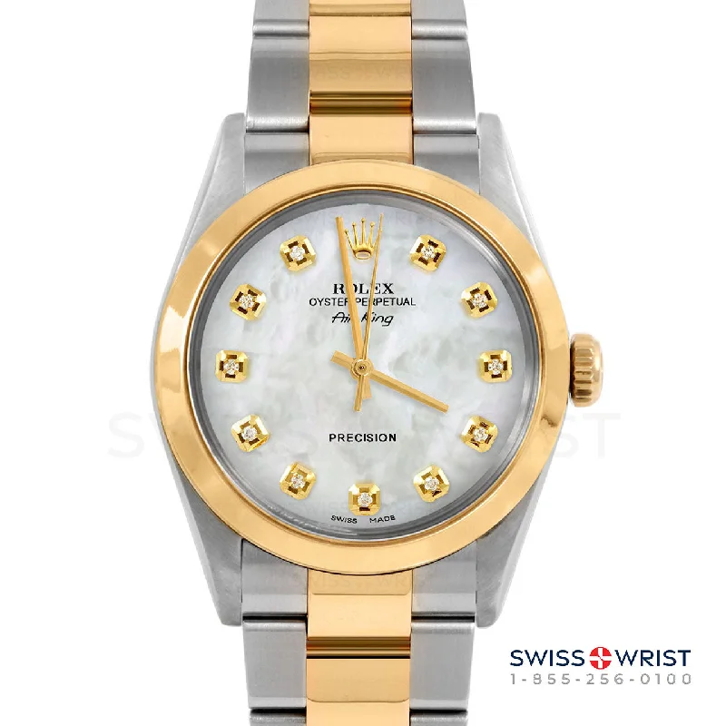 Rolex Air King 34mm | 5500-TT-WMOP-DIA-AM-SMT-OYS