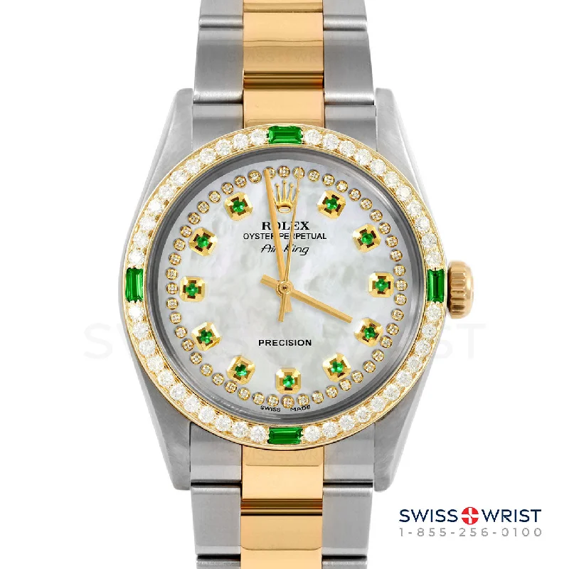 Rolex Air King 34mm | 5500-TT-WMOP-STRE-4EMD-OYS