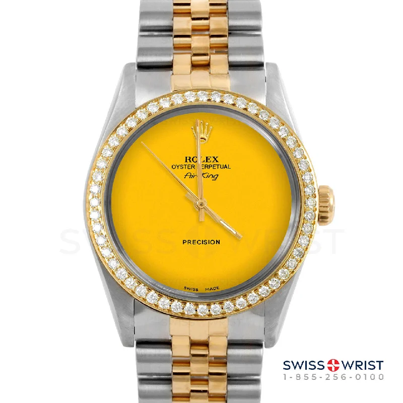 Rolex Air King 34mm | 5500-TT-YLW-NOHM-BDS-JBL