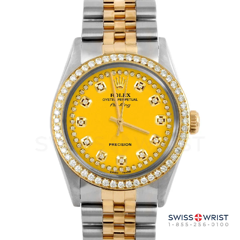 Rolex Air King 34mm | 5500-TT-YLW-STRD-BDS-JBL