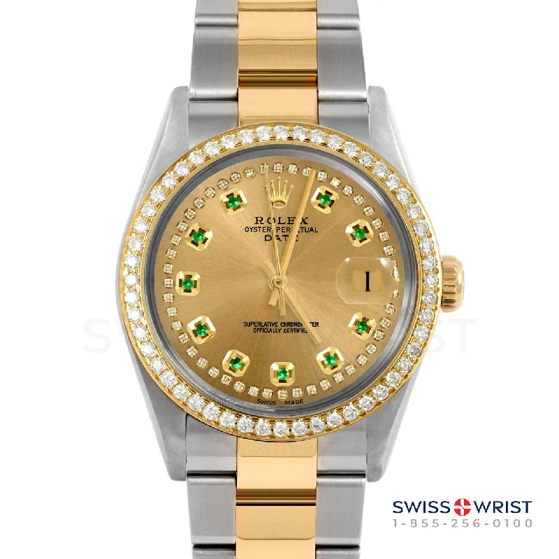 Rolex Date 34mm | 1500-TT-CHM-STRE-BDS-OYS