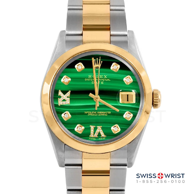 Rolex Date 34mm | 1500-TT-MLC-8DR69-SMT-OYS