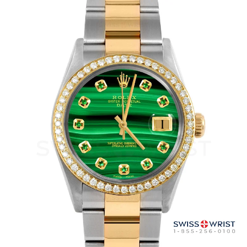 Rolex Date 34mm | 1500-TT-MLC-EMD-AM-BDS-OYS