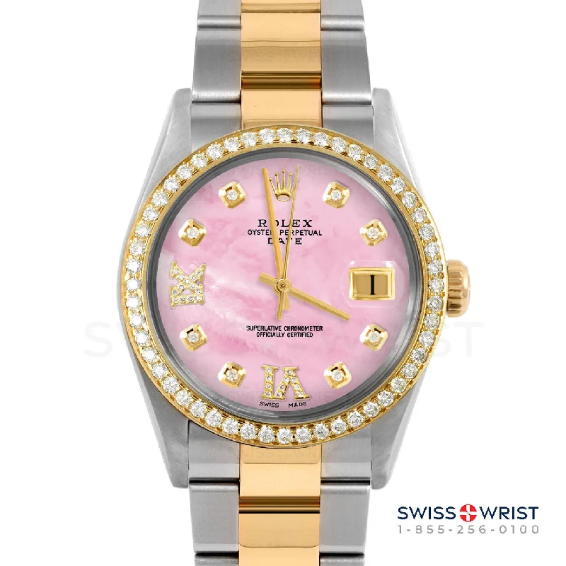 Rolex Date 34mm | 1500-TT-PMOP-8DR69-BDS-OYS