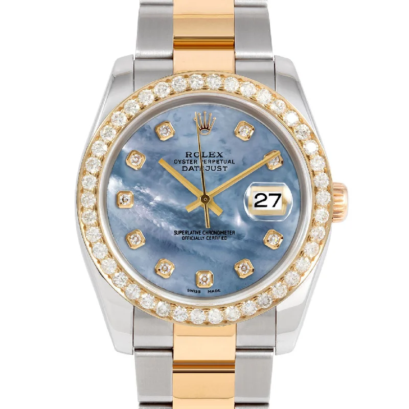 Rolex Datejust 36mm | 116233-BLMOP-DIA-AM-25CT-OYS