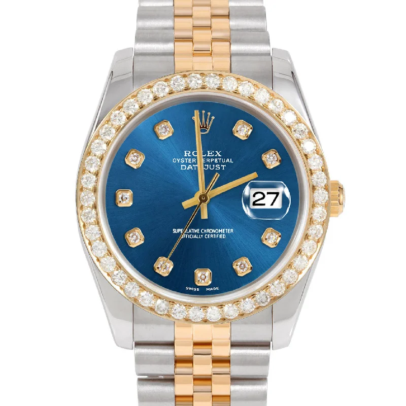 Rolex Datejust 36mm | 116233-BLU-DIA-AM-25CT-JBL