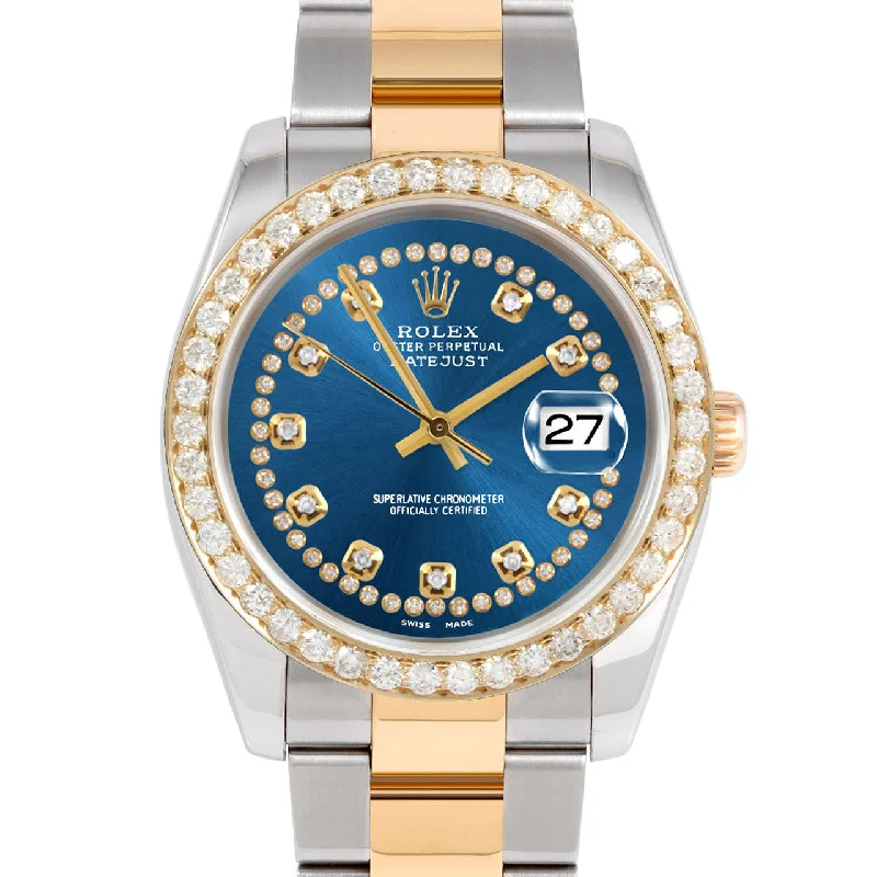 Rolex Datejust 36mm | 116233-BLU-STRD-25CT-OYS