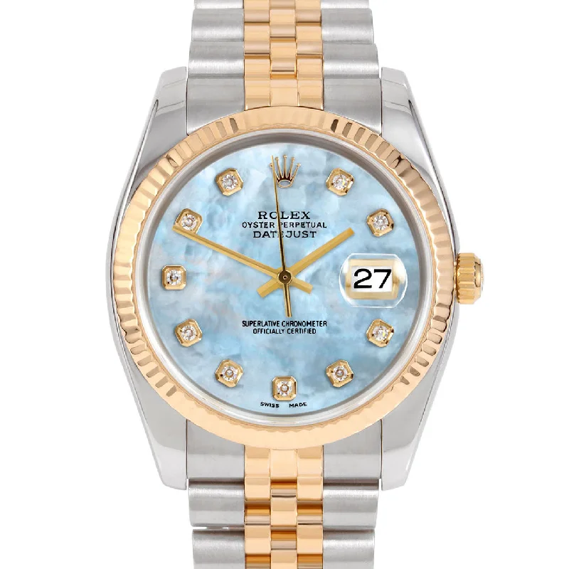 Rolex Datejust 36mm | 116233-LBMOP-DIA-AM-FLT-JBL