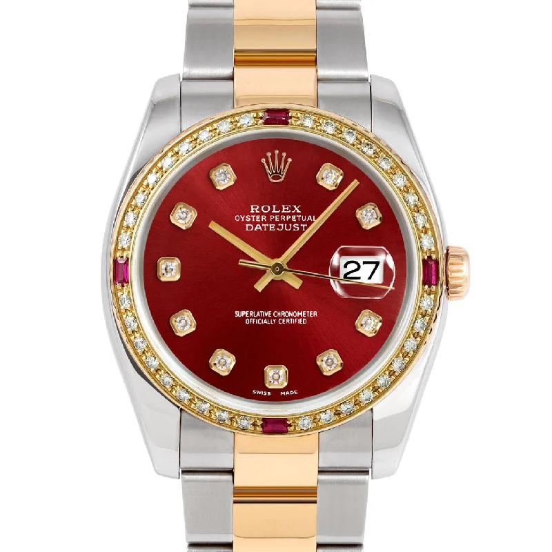 Rolex Datejust 36mm | 116233-RED-DIA-AM-4RBY-OYS